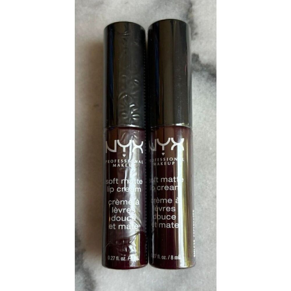 NYX Soft Matte Lip Cream SMLC20 Copenhagen Lot of 2